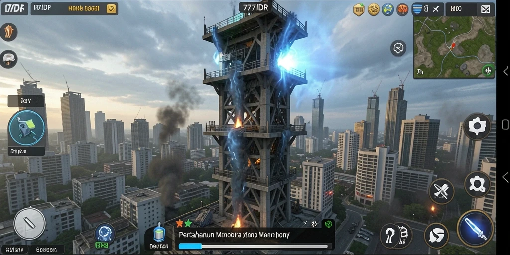 Screenshot gameplay Tower Defense yang seru dan menantang.