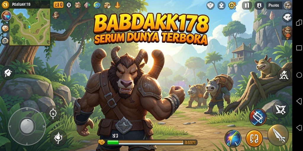 Tampilan gameplay menarik dari BADAK178 di dunia terbuka.