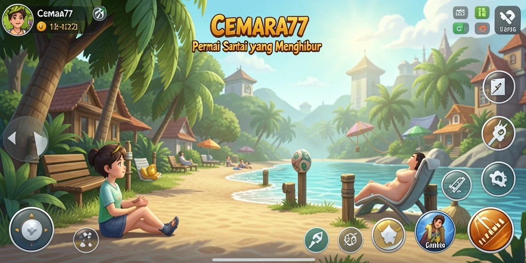 Screenshot gameplay CEMARA77 yang menampilkan keseruan bermain.