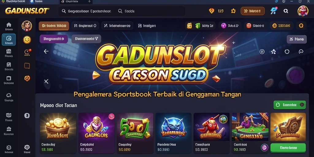 Tampilan gameplay GADUNSLOT yang menarik dan interaktif.