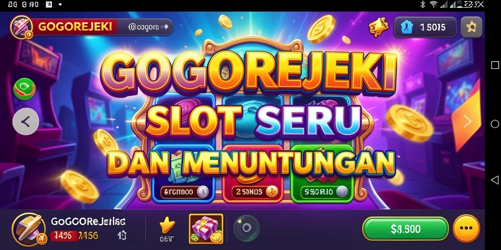 Screenshot gameplay GOGOREJEKI yang menunjukkan mesin slot yang memikat.