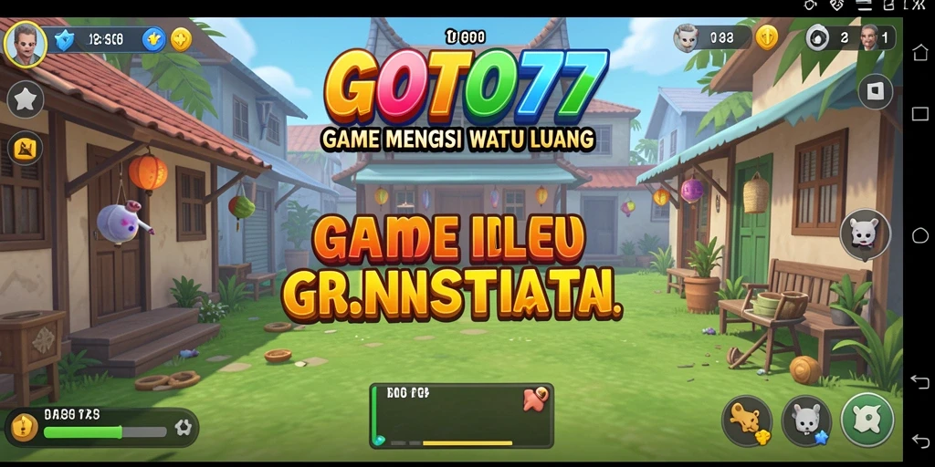 Screenshot gameplay GOTO77 menampilkan mekanisme Idle yang menarik.
