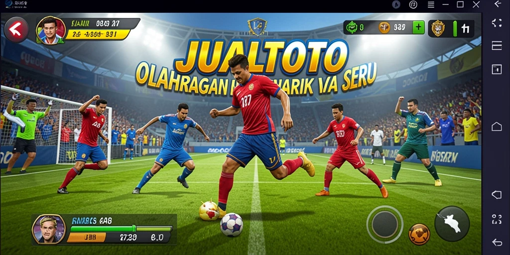 Screenshot gameplay yang menunjukkan keseruan JUALTOTO dalam olahraga.
