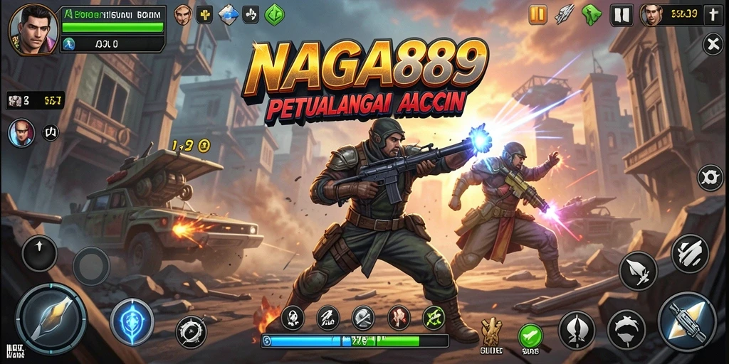 Tampilan gameplay NAGA889 yang intens dan penuh aksi.