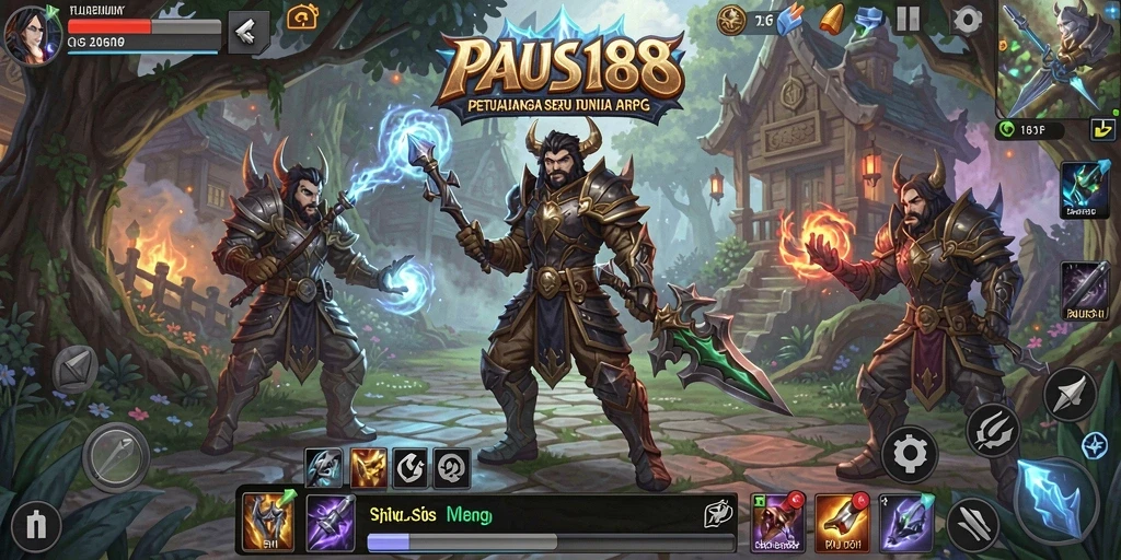 Tampilan gameplay PAUS188 yang menegangkan dan penuh aksi.