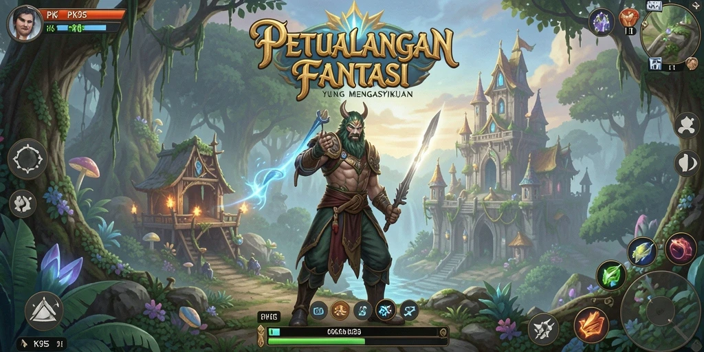 Tangkapan layar terbaik dari gameplay menarik PK95.