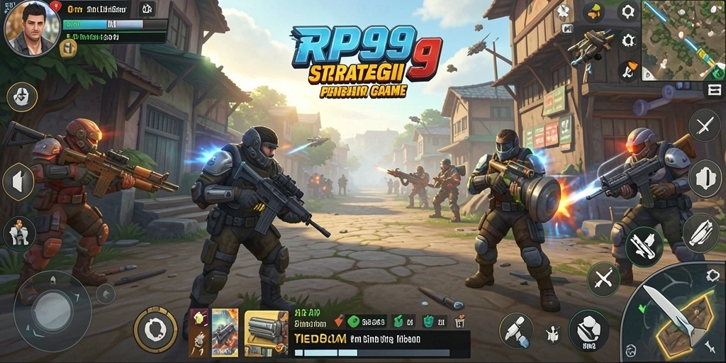 Tampilan gameplay RP99 yang penuh aksi dan strategi.