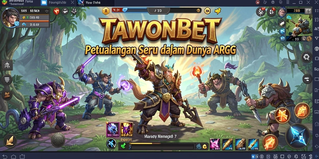 Tangkapan layar yang menampilkan aksi karakter dalam pertempuran ARPG.