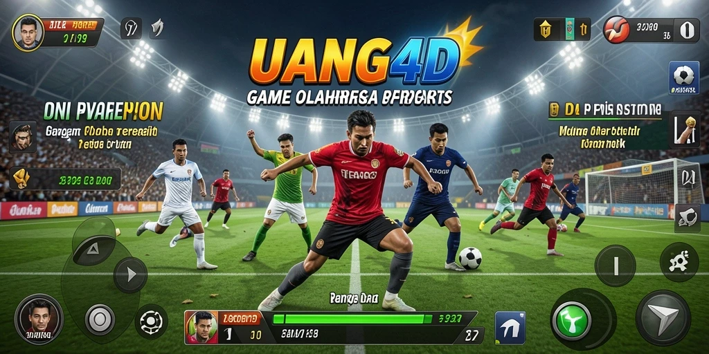 Tampilan seru gameplay olahraga di UANG4D yang penuh aksi.