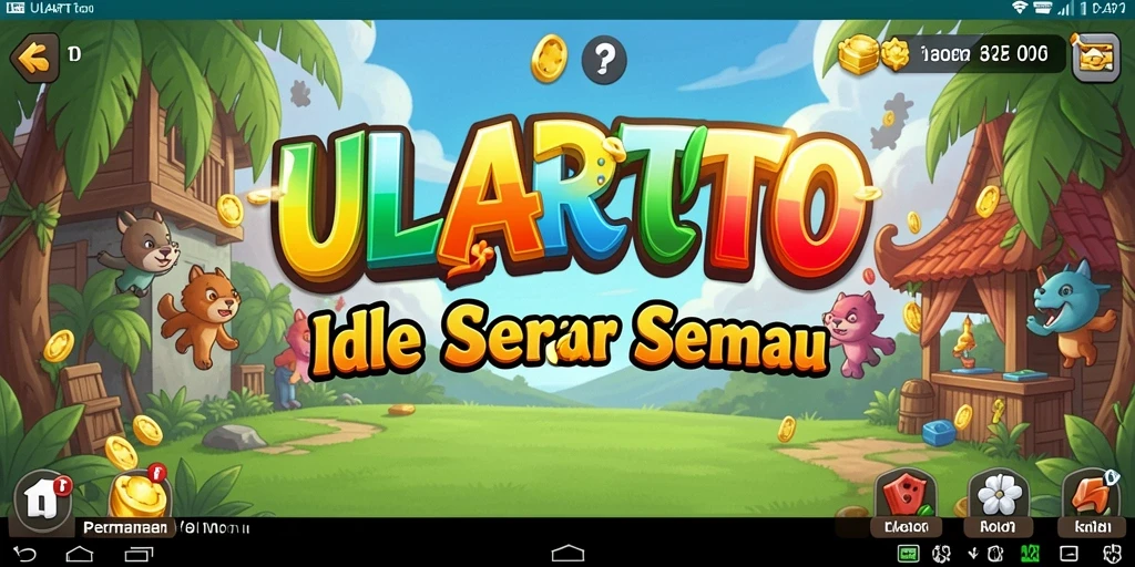 Tampilan gameplay ULARTOTO yang seru dan menarik.